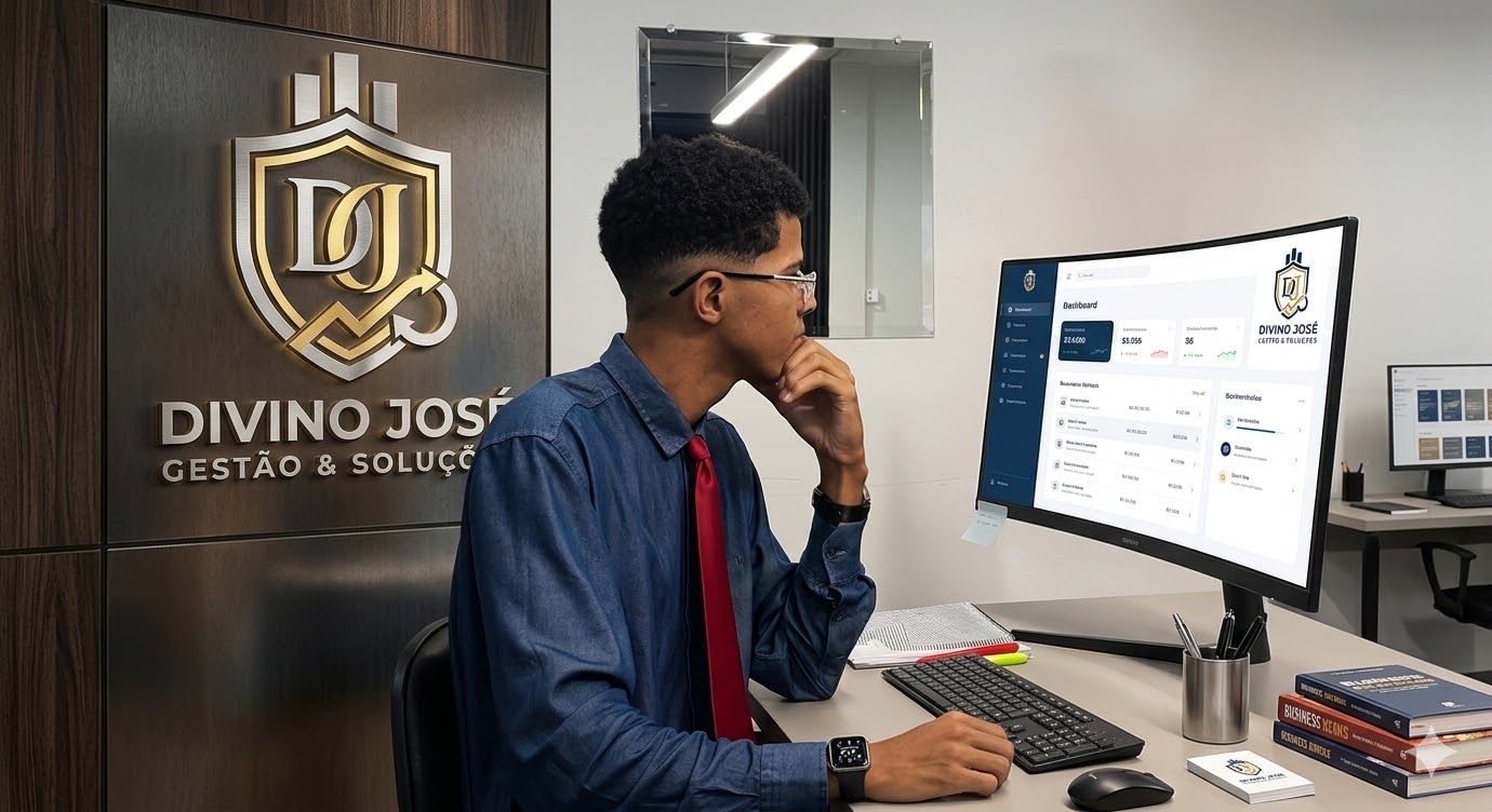 Divino José em seu escritório